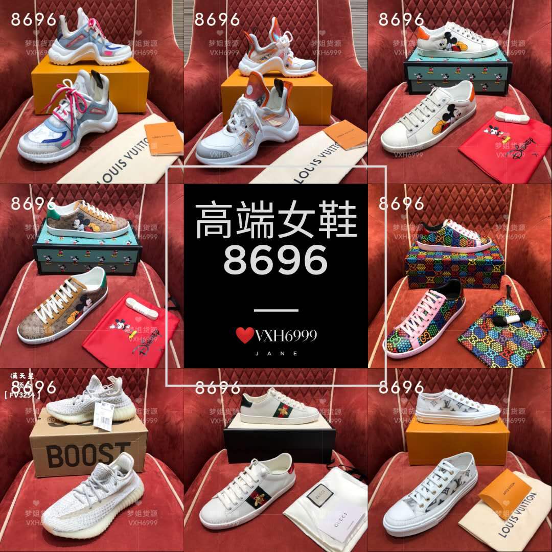 广州国大品牌系列女鞋 一手货源档口实拍一件代发